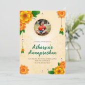 ファースト食べ物を与えライス式招待状アナプラサン 招待状 (スタンド正面)