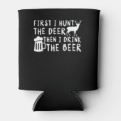 ファースト鹿狩りビールを飲む 缶クーラー (正面)