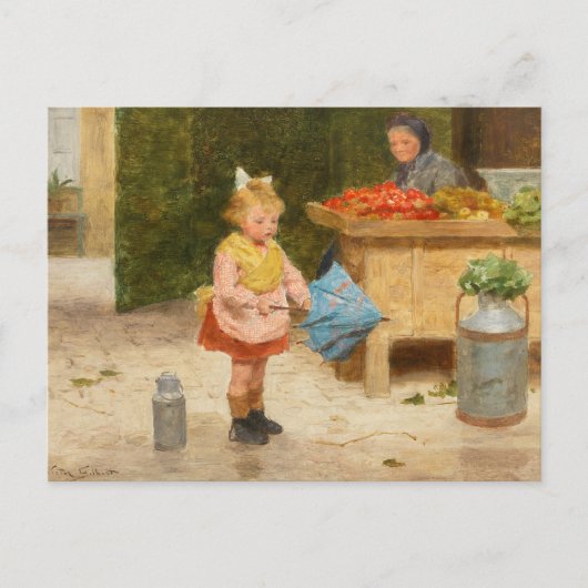 ファースト・アンブレラ | ビクトル・ガブリエル・ギルバート ポストカード (正面)