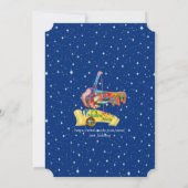 ファースト・ウィンターホリデー・バースデーパーティーへの招待 招待状 (裏面)