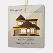 ファースト・オア・ホームのミニマリスト写真 セラミックオーナメント (左)