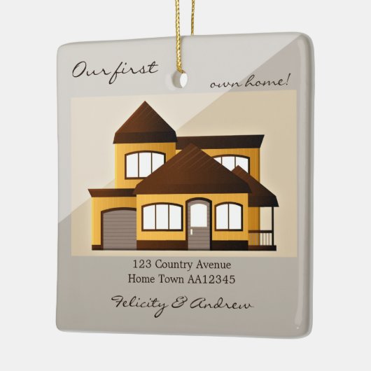 ファースト・オア・ホームのミニマリスト写真 セラミックオーナメント (左)