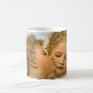 『ファースト・キス』(仏: Le Premier Baiser)ブーグローによる絵画 コーヒーマグカップ