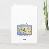 ファースト・クラスの郵便配達人への休日の挨拶 シーズンカード (裏面)