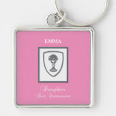 ファースト・コミュニオンシルバーアリス キーホルダー (正面)
