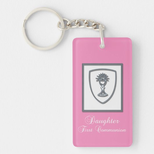 ファースト・コミュニオンシルバーアリス キーホルダー (正面)