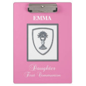 ファースト・コミュニオンシルバーアリス クリップボード (正面)