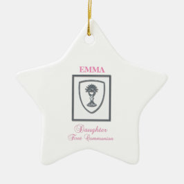 ファースト・コミュニオンシルバーアリス セラミックオーナメント