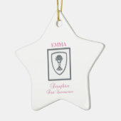 ファースト・コミュニオンシルバーアリス セラミックオーナメント (左)