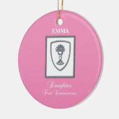 ファースト・コミュニオンシルバーアリス セラミックオーナメント (左)