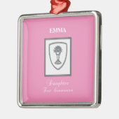 ファースト・コミュニオンシルバーアリス メタルオーナメント (左)