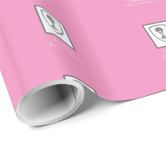 ファースト・コミュニオンシルバーアリス ラッピングペーパー (ロールコーナー)