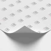 ファースト・コミュニオンシルバーアリス ラッピングペーパー (角)