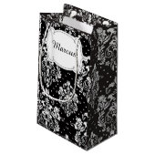 ファースト・コミュニオンブルネットヘアボーイサンキュー スモールペーパーバッグ (裏面アングル)