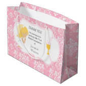 ファースト・コミュニオンブロンド・ヘアガール・サンキュー ラージペーパーバッグ (裏面アングル)