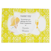 ファースト・コミュニオンブロンド・ヘアガール・サンキュー ラージペーパーバッグ (裏面)