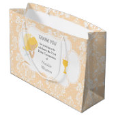 ファースト・コミュニオンブロンド・ヘアガール・サンキュー ラージペーパーバッグ (裏面アングル)