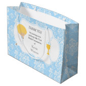 ファースト・コミュニオンブロンド・ボーイブルーダマスク ラージペーパーバッグ (裏面アングル)