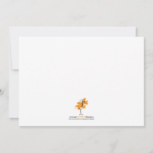 ファースト·コミュニオン-ガール 招待状 (裏面)