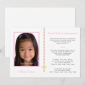 ファースト·コミュニオン-ガール 招待状 (正面/裏面)