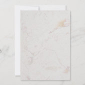 ファースト・コミュニオン　フェルン　グリーン　ゴールドクロス　大理石 招待状 (裏面)