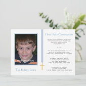 ファースト·コミュニオン-ボーイ 招待状 (スタンド正面)