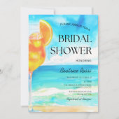ファースト・スピリッツ・アマルフィビーチカクテルブライダルシャワー 招待状 (正面)