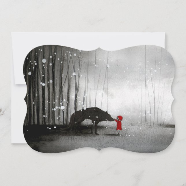 「ファースト タッチ」 5x7 招待状 (正面)