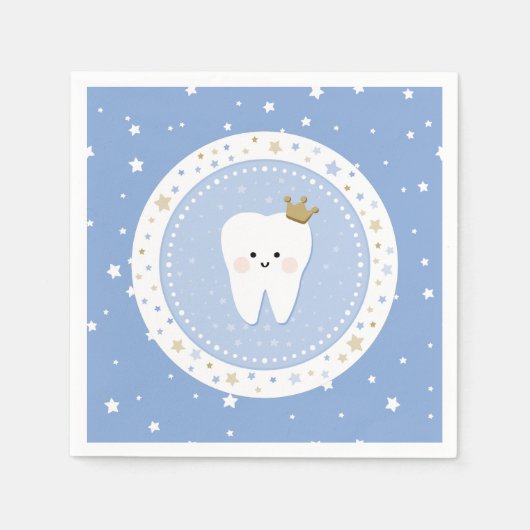 ファースト・トゥース・アンド・スターズ・ペーパー・ナプキン スタンダードカクテルナプキン (正面)