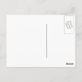 ファースト・ネイションズカードウルフ先住民アートカードメティス ポストカード (裏面)