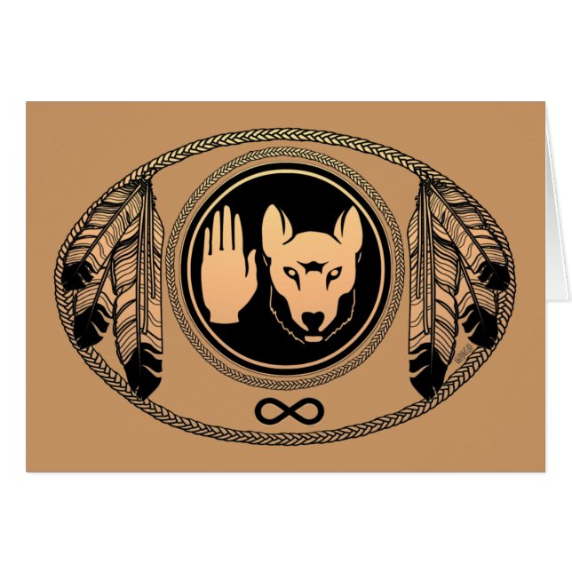 ファースト・ネイションズカード・メティス反逆アートカード (正面横)