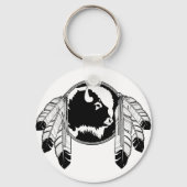 ファースト・ネーションズキーチェーン野生生物アートギフト記念 キーホルダー (正面)