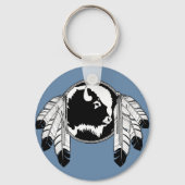 ファースト・ネーションズキーチェーン野生生物アートギフト記念 キーホルダー (正面)