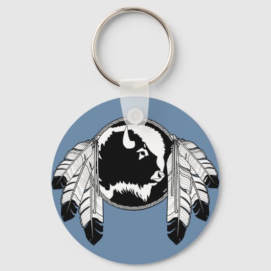ファースト・ネーションズキーチェーン野生生物アートギフト記念 キーホルダー (正面)