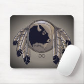 ファースト・ネーションズワイルドライフギフト先住民アートマウスパッド マウスパッド (マウス)