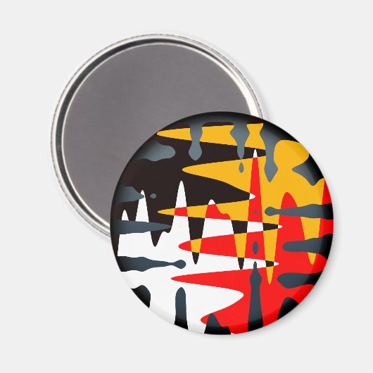 ファースト・ネーションズ・マグネットスピリチュアル先住民アートギフト マグネット (正面/裏面)