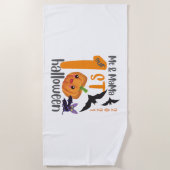 ファースト・ハロウィーン ビーチタオル (正面)