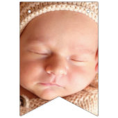 ファースト バースデー ピンク | 12 か月 フォト バンティングフラッグ (第1の旗)