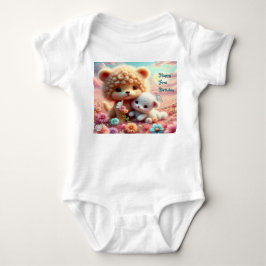 ファースト バースデー ボディスーツ おもちゃ クマのぬいぐるみ