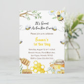 ファースト・ビー・デイSo Sweet To Bee One Birthday Party 招待状 (スタンド正面)