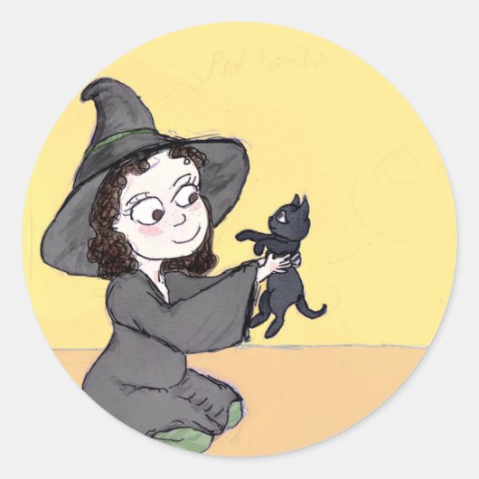 ファースト・ファミリア・テール&トッツのポスター・ポストカード ラウンドシール (正面)