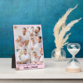 ファースト・ファーザーの日写真コラージュ フォトプラーク (側面)