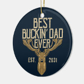 ファースト・ファーザーズ最高のデーバックインパパ セラミックオーナメント (左)