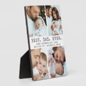 ファースト・ファーザーズ最高の・デイパパEVER 4 Photo Collage フォトプラーク (側面)