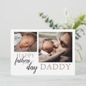ファースト・ファーザーズ・デイ新生児写真 シーズンカード (スタンド正面)