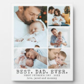 ファースト・ファーザーズ・デイ最高のパパEVER 5フォトコラージュ フォトプラーク (正面)