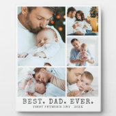 ファースト・ファーザーズ・デイ最高のパパEVER Photo Collage フォトプラーク (正面)