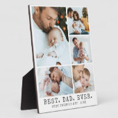 ファースト・ファーザーズ・デイ最高のパパEVER Photo Collage フォトプラーク (側面)