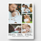 ファースト・ファーザーズ・デイ最高のパパEVER Photo Collage フォトプラーク (正面)