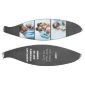 ファースト・ファーザーズ・デイ・チョークボード3カスタムベビー写真 バスケットボール (パネル)